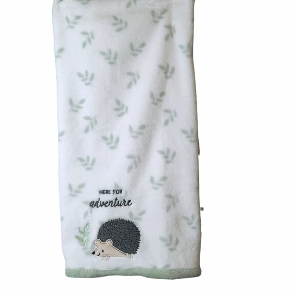 Parents Choice Here For Adventure Hedgehog Porcupine Security Blanket 29" X 39" - Picture 1 of 4